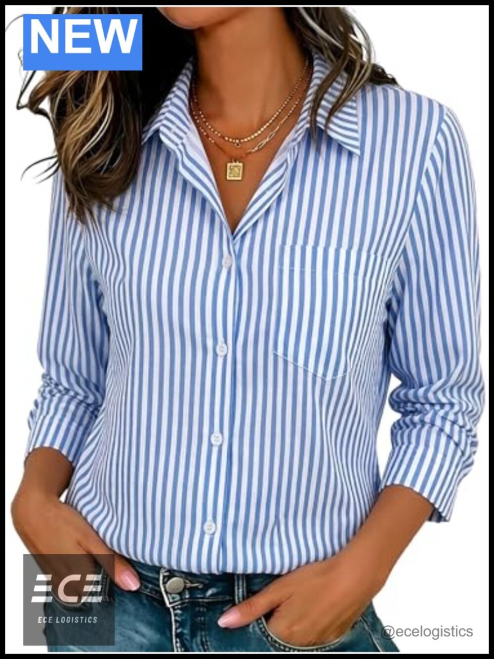 Wrinkle-Free Button Down Stretch Shirt Women Long Sleeve Casual Work Top
